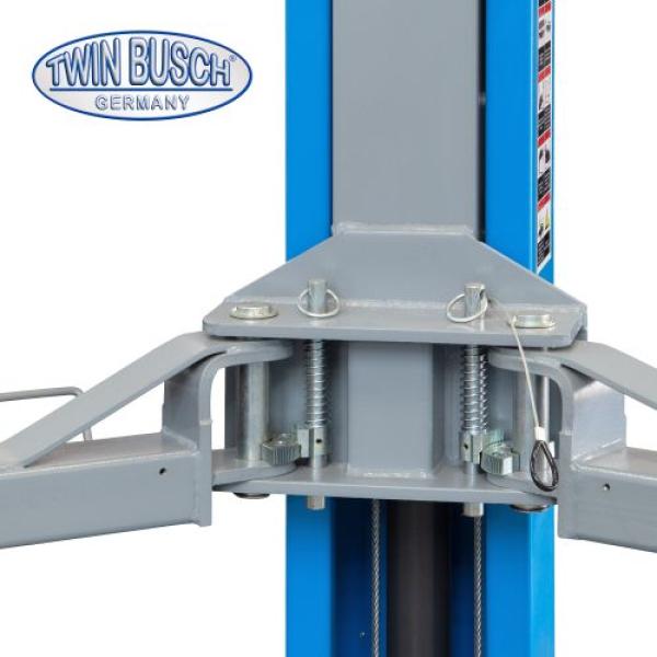 Twin Busch 2 Säulen Hebebühne TW242M 4.2t – BASIC LINE – halbautomatische Entriegelung